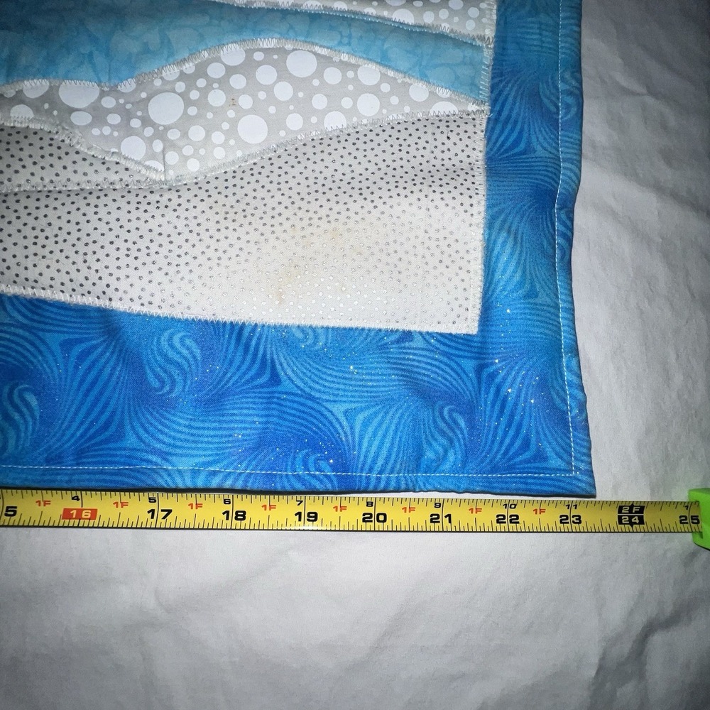 Hand Made Quilt Wall Hanging 23x31 Country Cabin Woods Cottage Core Deer Owl - Picture 13 of 13